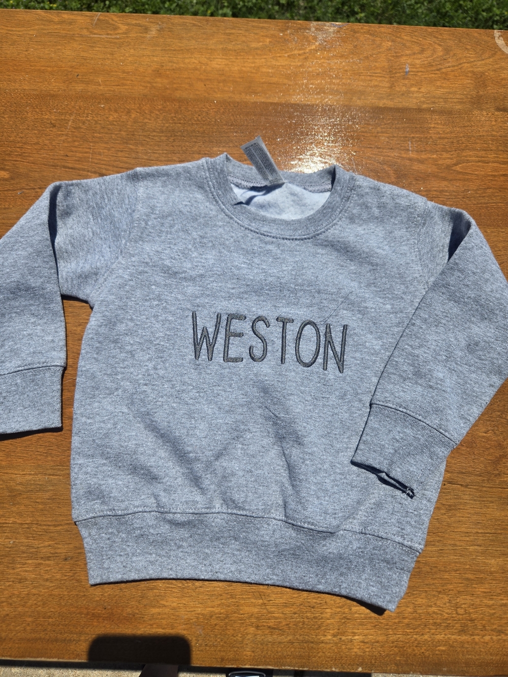 Rabbit Skins Heather Gray "Weston" Kids Sweatshirt